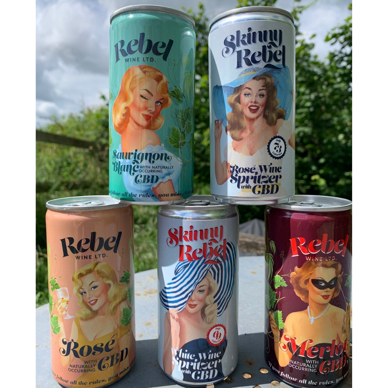 Rebel CBD infused  wine launches the ‘Skinny in a tinny’