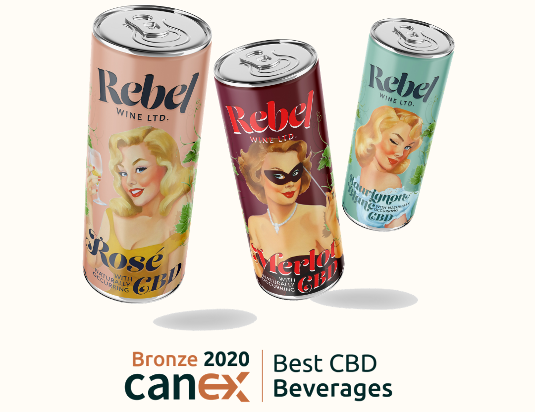 Rebel Wine, the UK’s original CBD wine drink wins first award!