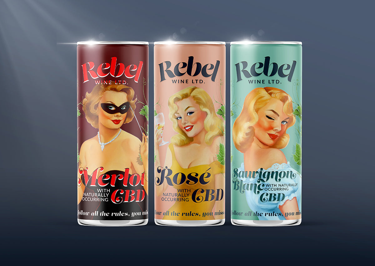 The first naturally infused CBD wine in the UK, in a can