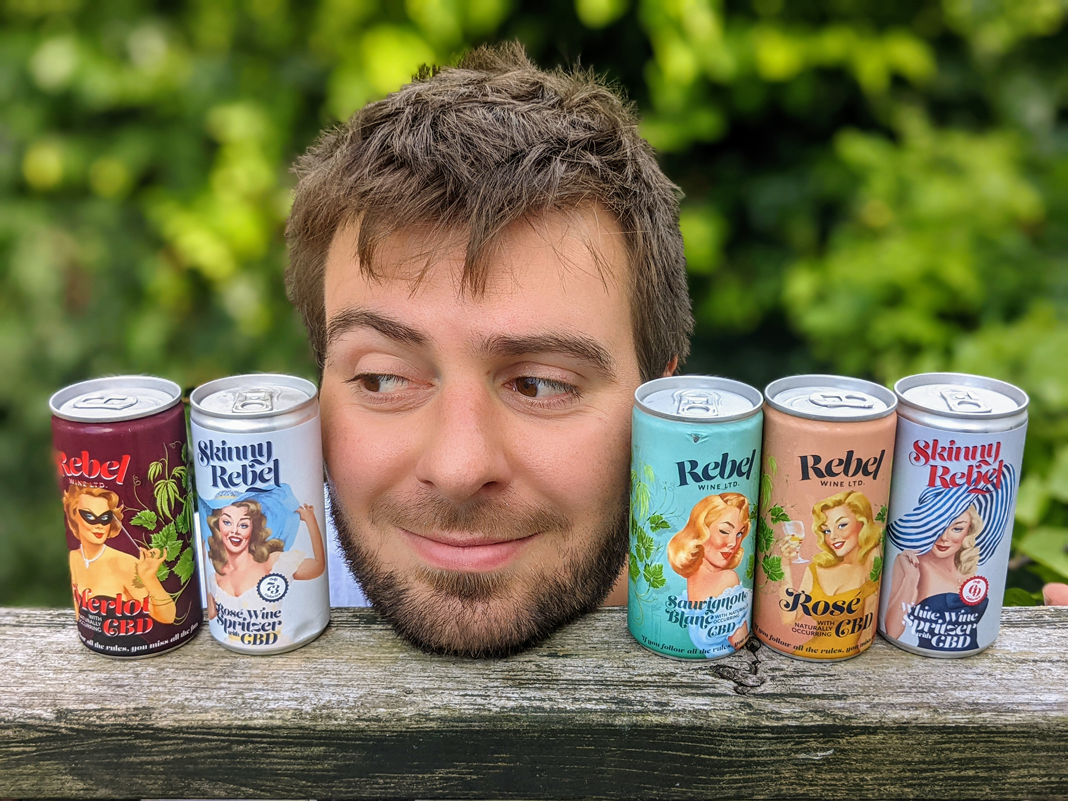 CBD Sloth reviews our CBD wine