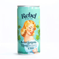 6 x Rebel Sauvignon Blanc - 200ml can with CBD