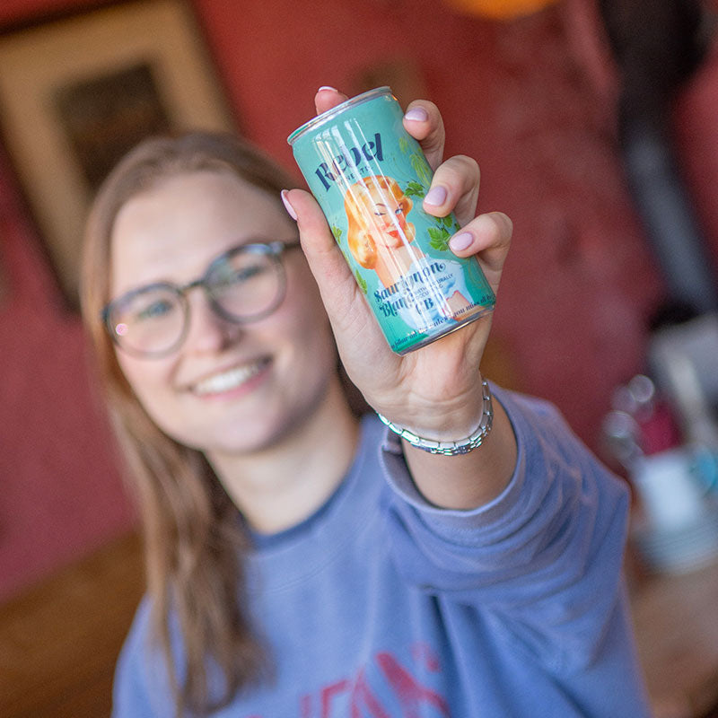 6 x Rebel Sauvignon Blanc - 200ml can with CBD