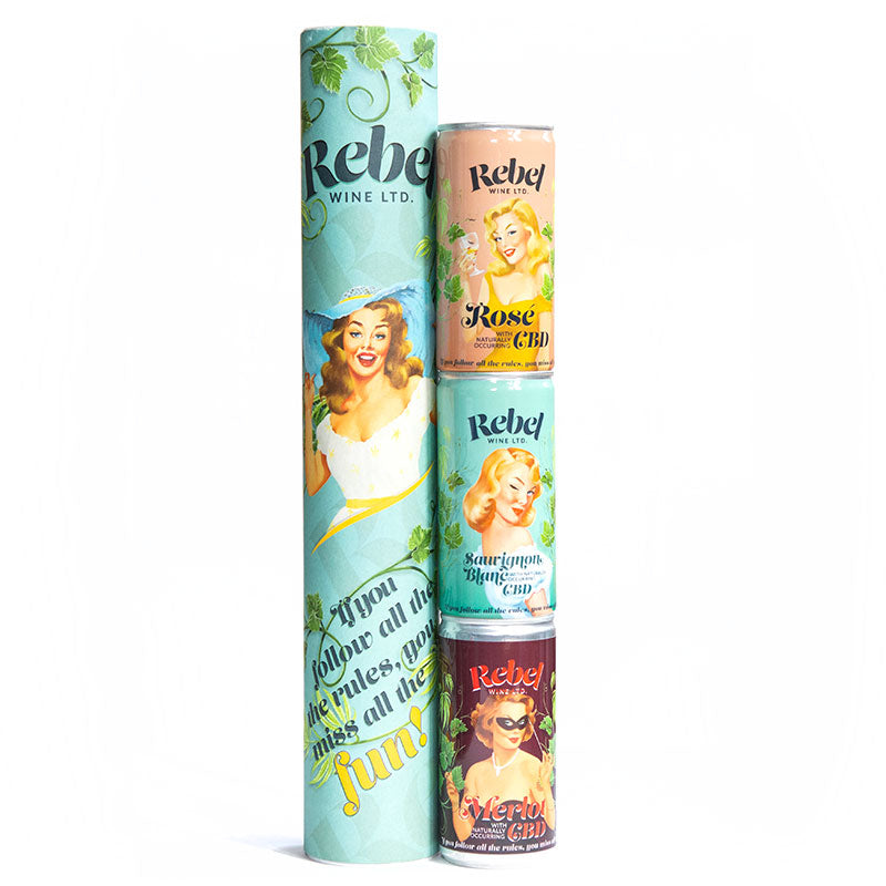 Rebel Wine Gift pack - 3 Cans