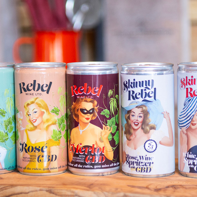 Rebel Wine Gift pack - 3 Cans